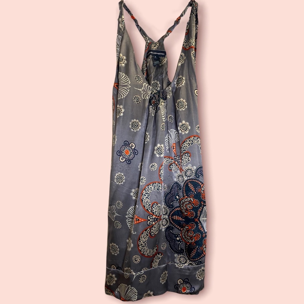 French Connection Silk Paisley Dress